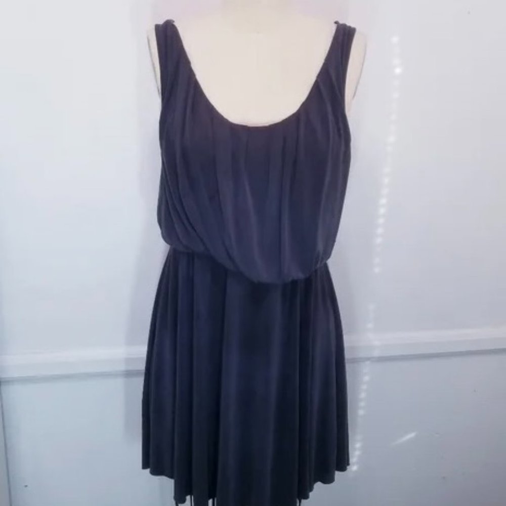 Free People Dress Cocktail, Elegant, Cruise, Black Tie, Sexy Blue Gray Mini XS